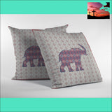 20 Magenta Elephant Decorative Suede Throw Pillow Accent Throw Pillows Accent Throw Pillows, Home Decor