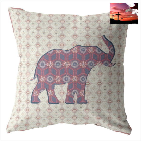 20 Magenta Elephant Decorative Suede Throw Pillow Accent Throw Pillows Accent Throw Pillows, Home Decor