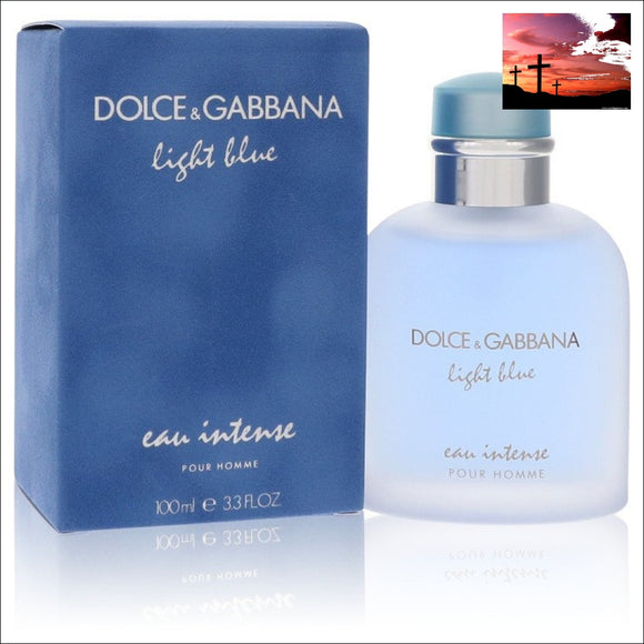 Light Blue Eau Intense by Dolce & Gabbana Eau De Parfum Spray 3.3 oz (Men) Dolce & Gabbana Dolce & Gabbana, fragrance for men