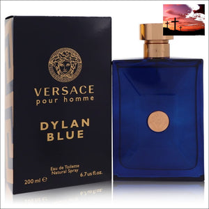 Versace Pour Homme Dylan Blue by Versace Eau De Toilette Spray 6.7 oz (Men) Versace fragrance for men, Versace