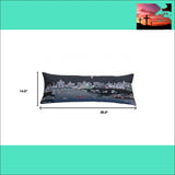 35 Black Rome Nighttime Skyline Lumbar Decorative Pillow Accent Throw Pillows Accent Throw Pillows, Home Decor