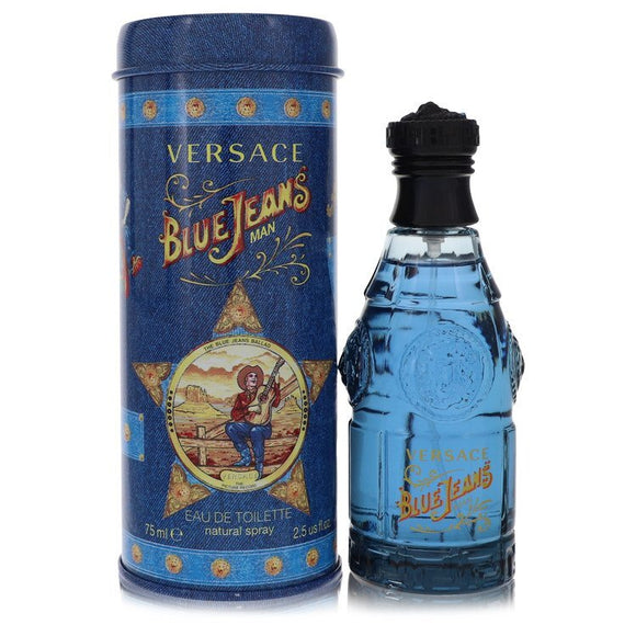 Blue Jeans by Versace Eau De Toilette Spray (New Packaging) 2.5 oz (Men) Versace fragrance for men, Versace