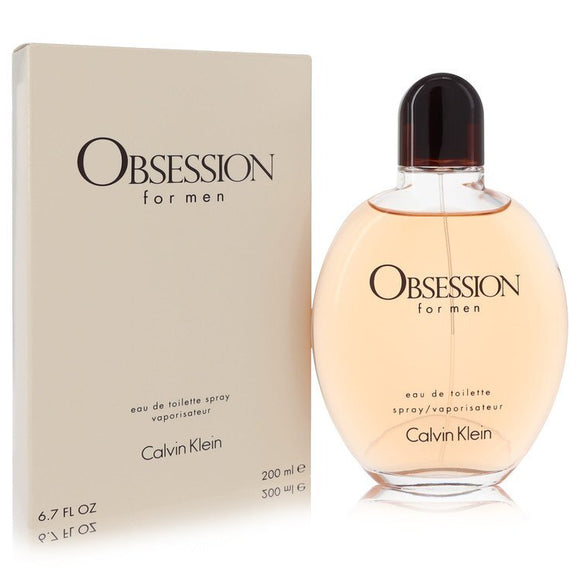 Obsession by Calvin Klein Eau De Toilette Spray 6.7 oz (Men) Calvin Klein Calvin Klein, fragrance for men