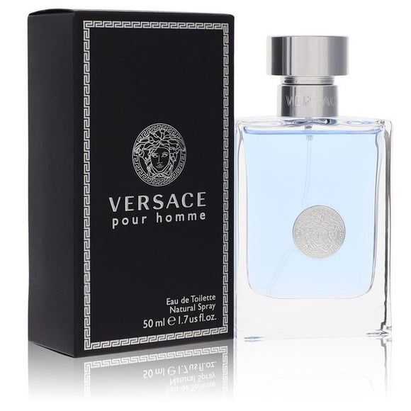 Versace Pour Homme by Versace Eau De Toilette Spray 1.7 oz (Men) Versace fragrance for men, Versace