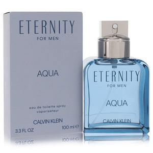 Eternity Aqua by Calvin Klein Eau De Toilette Spray 3.4 oz (Men) Calvin Klein frgx men