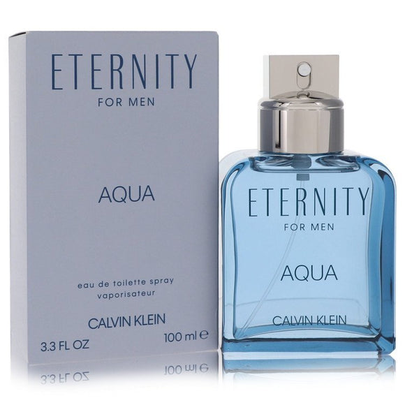 Eternity Aqua by Calvin Klein Eau De Toilette Spray 3.4 oz (Men) Calvin Klein frgx men