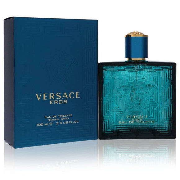 Versace Eros by Versace Eau De Toilette Spray 3.4 oz (Men) Versace fragrance for men, Versace