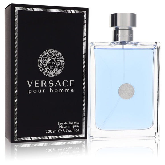 Versace Pour Homme by Versace Eau De Toilette Spray 6.7 oz (Men) Versace fragrance for men, Versace