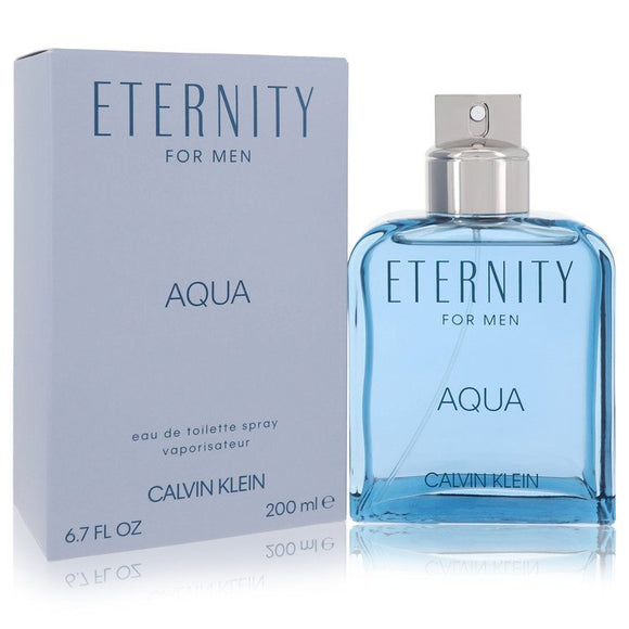 Eternity Aqua by Calvin Klein Eau De Toilette Spray 6.7 oz (Men) Calvin Klein Calvin Klein, fragrance for men