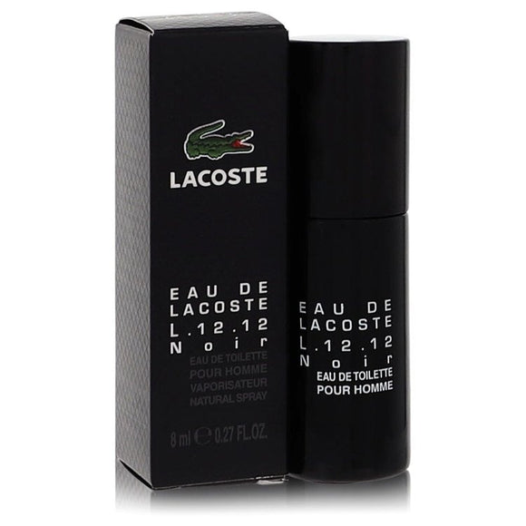 Lacoste Eau De Lacoste L.12.12 Noir by Lacoste Mini EDT Spray.27 oz (Men) Lacoste frgx men