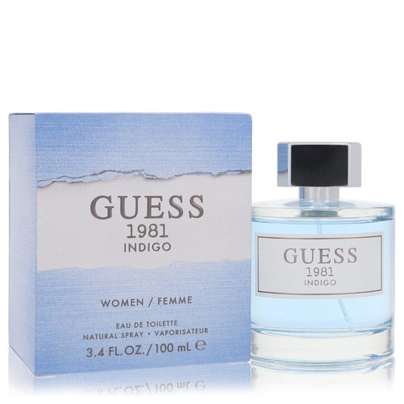 Guess 1981 Indigo by Guess Eau De Toilette Spray 3.4 oz (Women) Guess fragrance for women, Guess