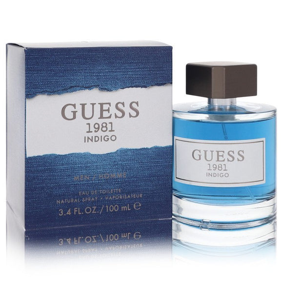 Guess 1981 Indigo by Guess Eau De Toilette Spray 3.4 oz (Men) Guess fragrance for men, Guess