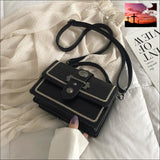 Elegant Rivet Shoulder Messenger Bag Black Bags & Luggage - Women’s Bags - Crossbody Bags $75 - $100, bags & luggage, black, blue, crossbody