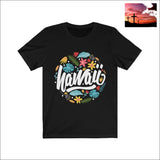 Hawaii Summer Paradise Short Sleeve Tee Black / XS Men - Apparel - Shirts - T-Shirts $20 - $50 affordable gifts apparel Best Sellers