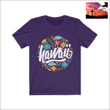 Hawaii Summer Paradise Short Sleeve Tee Team Purple / L Men - Apparel - Shirts - T-Shirts $20 - $50 affordable gifts apparel Best Sellers