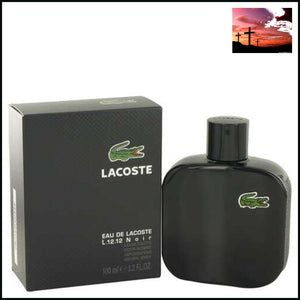 Lacoste Eau De Lacoste L.12.12 Noir by Lacoste Eau De Toilette Spray 3.4 oz (Men) Lacoste frgx men, Lacoste