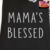 Mamas Blessed Black Canvas Teacher Tote Bag For Mothers Birthday Women - Bags - Totes $0 - $20 $20 - $50 Accessories affordable gifts Bags