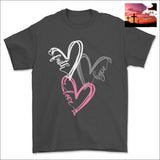 Tie Dye Faith Hope Love Heart T-Shirt Black / S Women’s Fashion - Women’s Clothing - Tops & Tees - T-Shirts $20 - $50, black, heather gray,