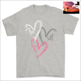 Tie Dye Faith Hope Love Heart T-Shirt Heather Gray / S Women’s Fashion - Women’s Clothing - Tops & Tees - T-Shirts $20 - $50, black, heather